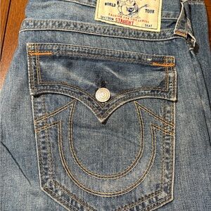 True Religion Men’s Straight Jeans Blue